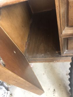 Antique console square