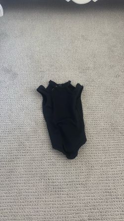 Five dancewear black leotard size: youth large