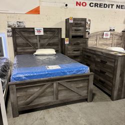 QUEEN BED FOR SALE (AVAILABLE IN KING*) !!NO CREDIT NEEDED !! TAKE IT HOME TODAY!! 🚛 SAME DAY DELIVERY AVAILABLE 🚚 Se Habla Español