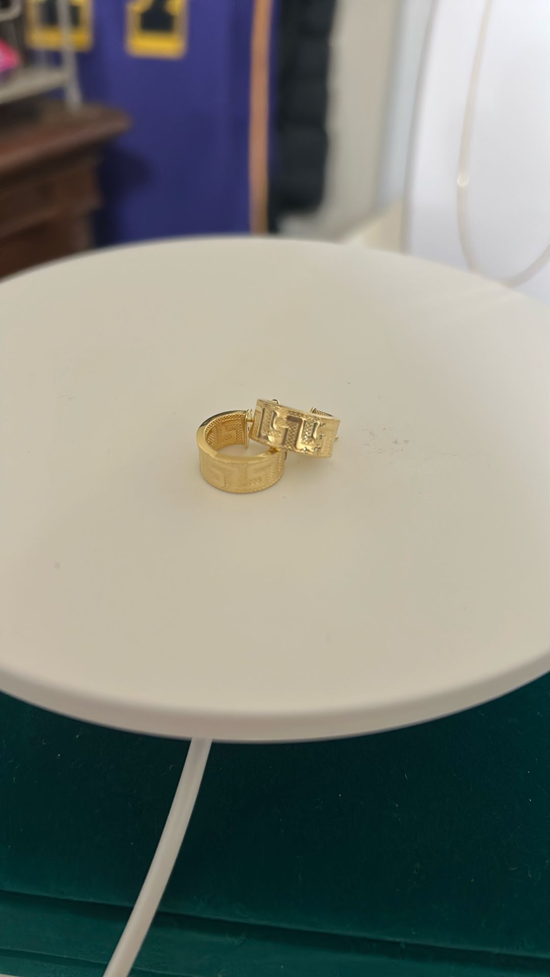 18k Luxury Inspired Hoop Earrings 14mm