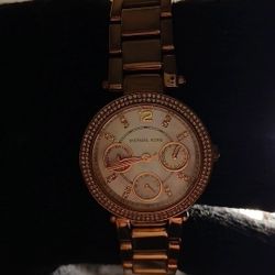 MK Parker Watch-Rose Gold