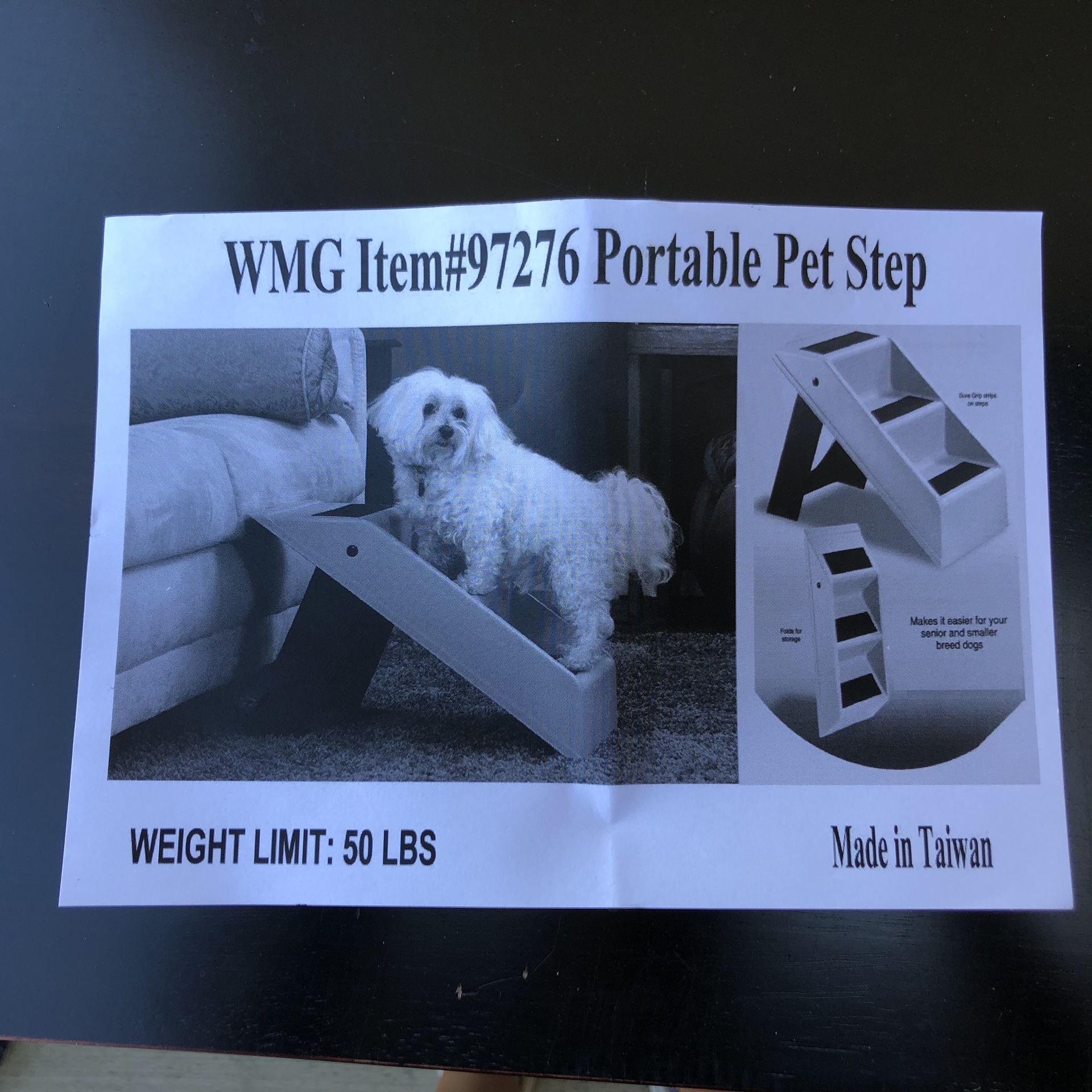 Portable dog stairs