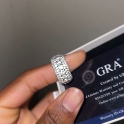 Moissanite vVS Ring Size 9 Or 10