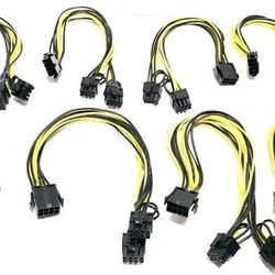 PCle Splitter, 32CM 8...le 12.5 Inch (8 Pack)