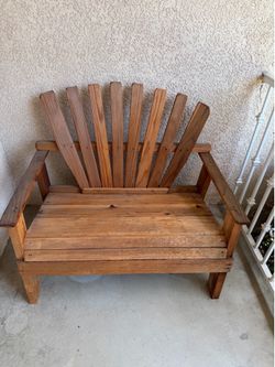 wood adirondack chairs with table