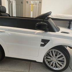 White Range Rover For Kids