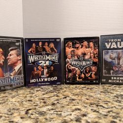 Collection of WWE DVDs