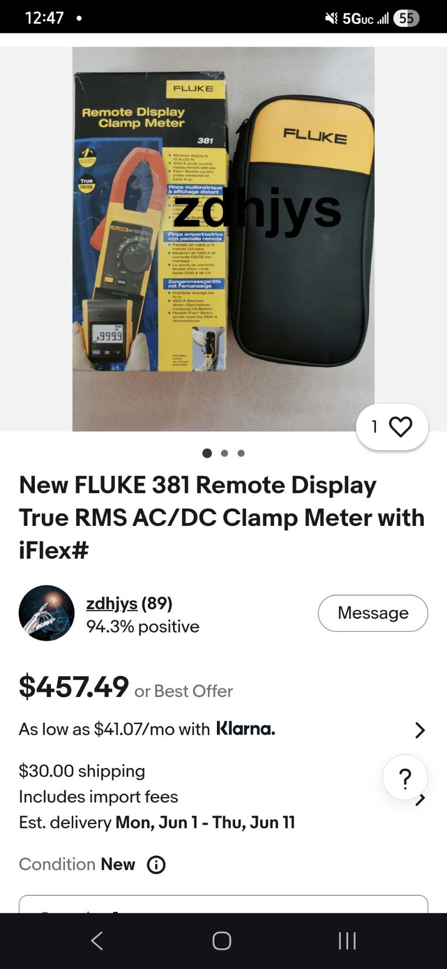 FLUKE 381