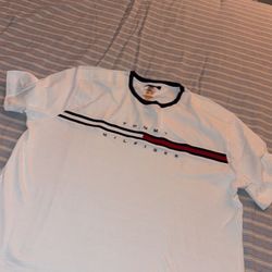 Tommy H T Shirt White