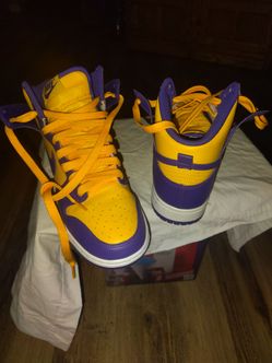 NIKE MENS Dunk High Retro "Lakers"
