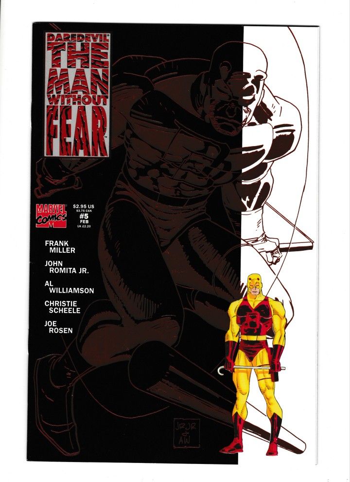 DAREDEVIL: THE MAN WITHOUT FEAR #05 (1994) JOHN ROMITA JR | DIRECT EDITION