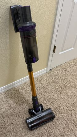 Laresar Cordless Vacuum Cleaner for Home, 38000Pa 450W Powerful Stick Vacuum, Touch Screen, 55 Mins Detachable Battery, 3-Speed Adjustment, Lightweigh