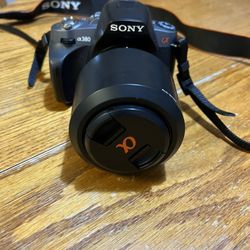 Sony A380 digital SLR camera . 