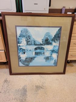 Large picture in frame