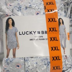3-Piece Lucky Brand PJs for Women XXL