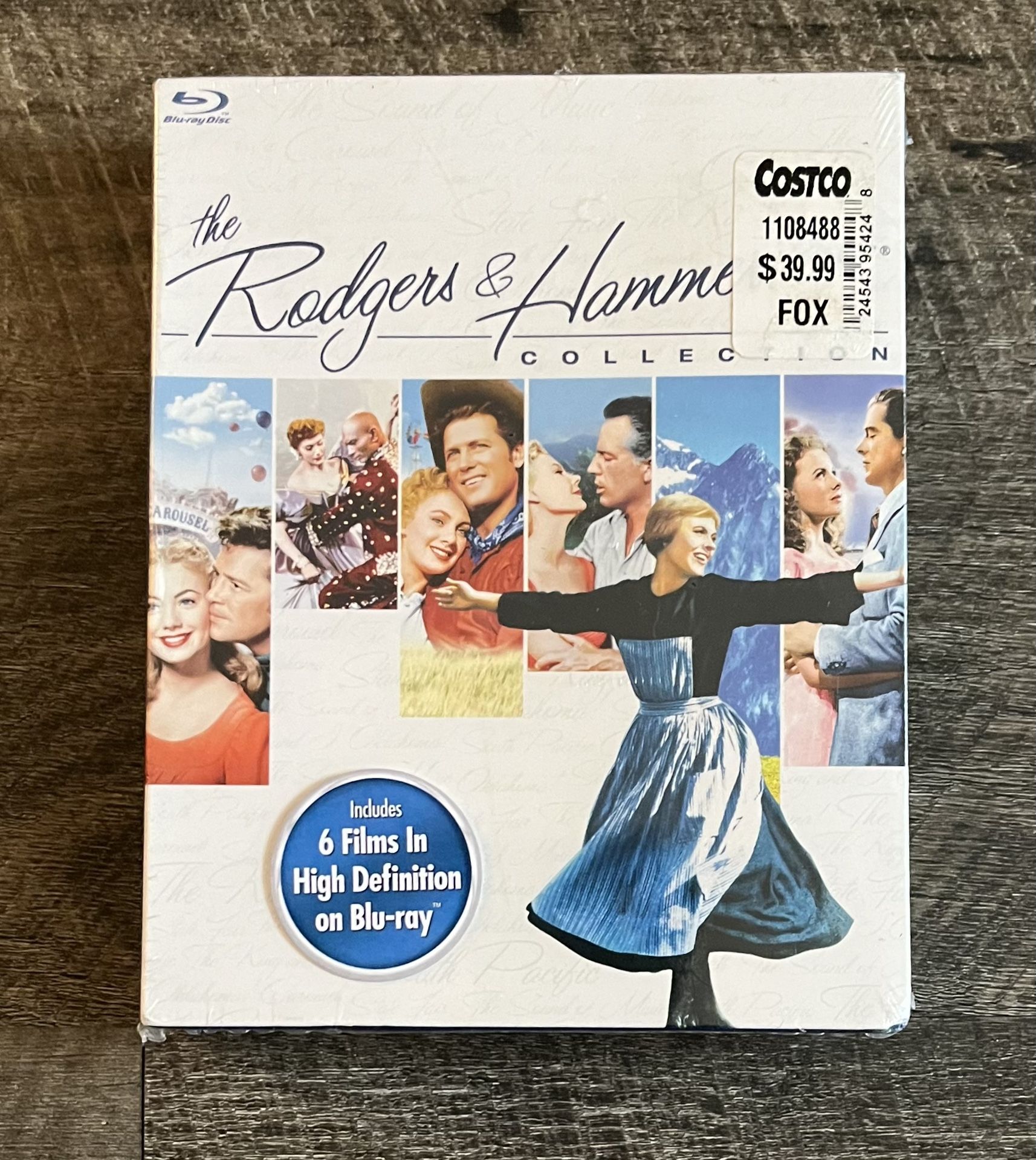 NIB,The Rodgers & Hammerstein Blu-ray Collection – 6 Films – 8-Disc Set – New Sealed