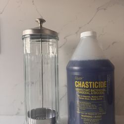 Barbicide Jar With Disinfectant