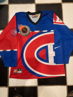 Montreal Canadiens vintage 1994 Nike street nhl hockey jersey M rare
