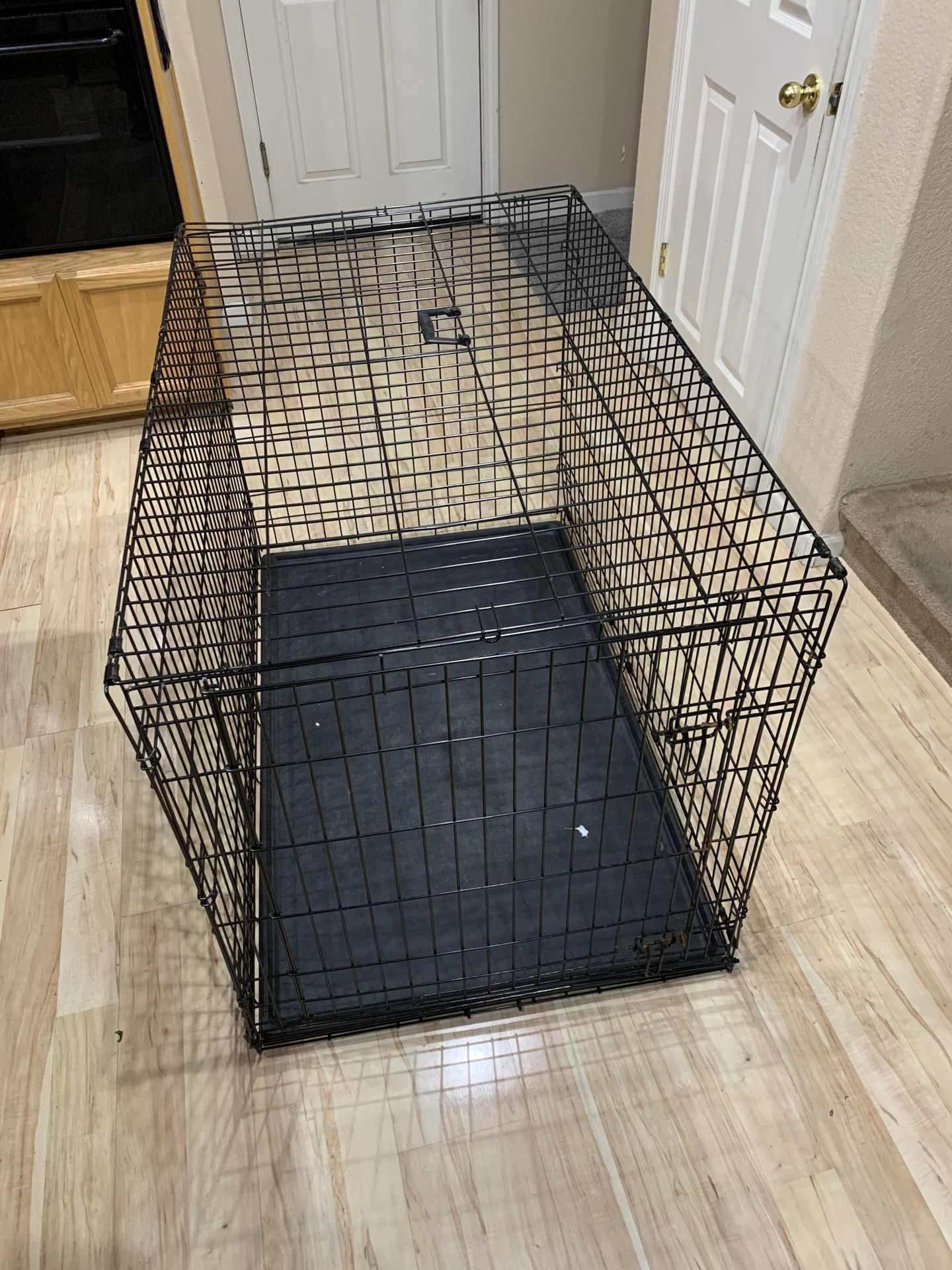 XL Extra Large Collapsible Folding Dog Crate Cage 48"L X 30"W X 33”T