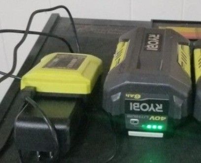 Ryobi 40V Battery And Charger