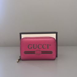 Pink Gucci Wallet 