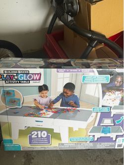 Play and glow light up activity table