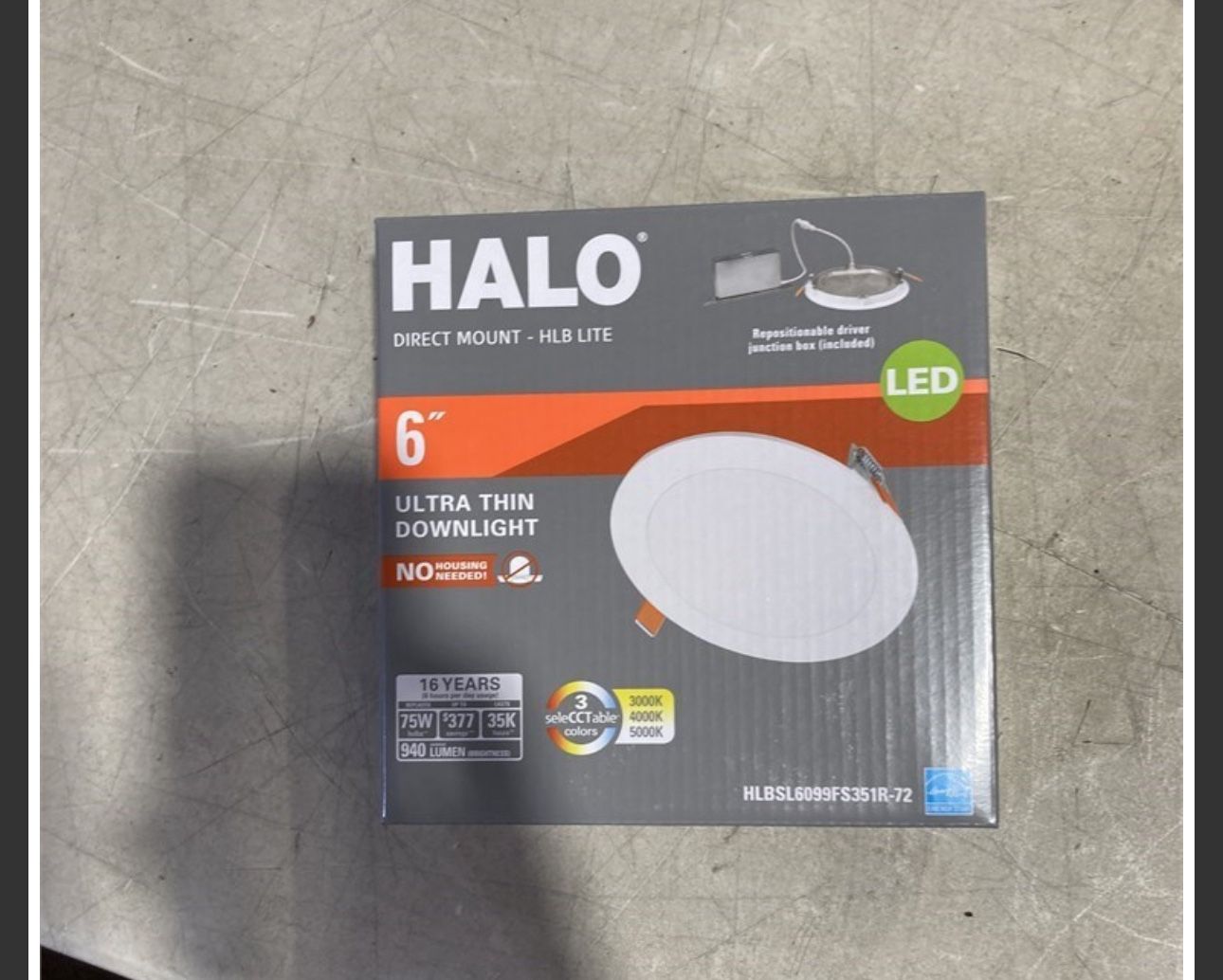 Halo 6 inch light