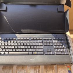 Logitech K800 Wireless Keyboard.