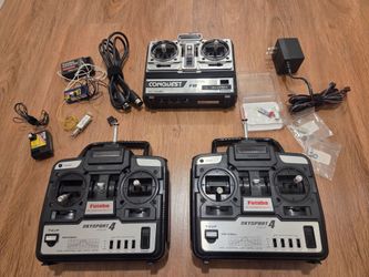 3 x Futaba FM Transmitters for RC Airplanes. RC Plane Transmitter & Receivers etc..