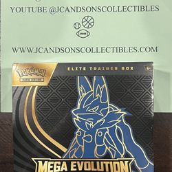 Pokemon Mega Evolution Lucario ETB Elite Trainer Box Brand New Factory Sealed