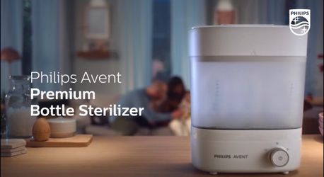 🍼 Philips Avent Premium Electric Steam Sterilizer With Dryer + High-Quality Bottles