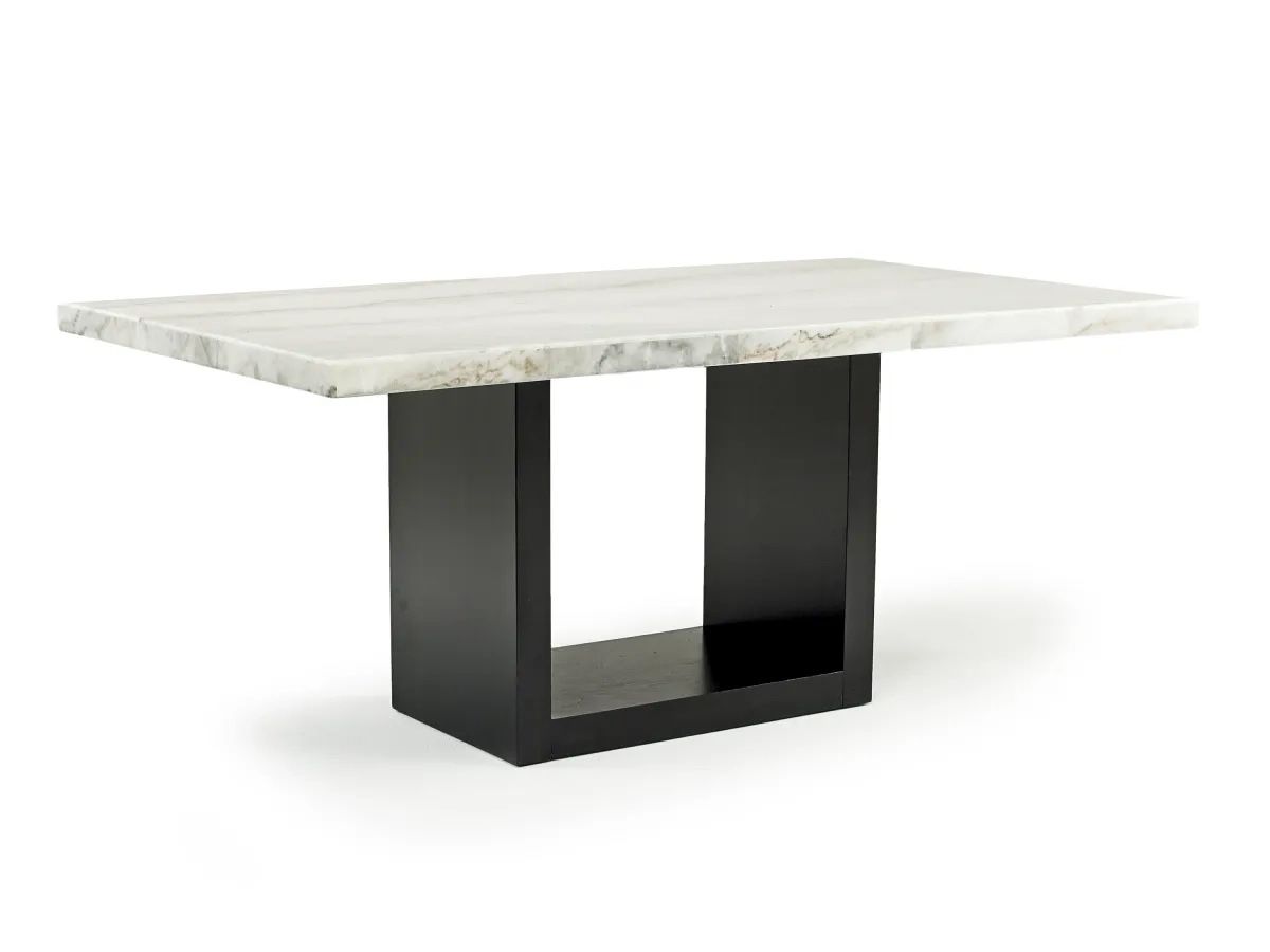 Francisco Modern Dining Table – White/Gray – $200 (Retail $1,000+)