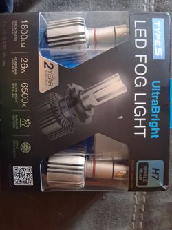Types UltraBright H7 LED Fog Light Bulbs 2-Pack