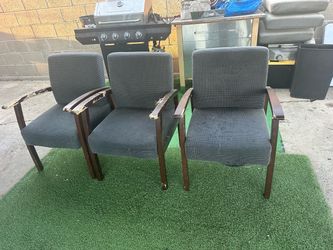 Blue gray chairs