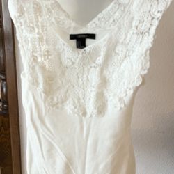 Cotton Lace White Top