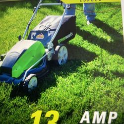 Lawnmower electric (cord) green works 21 inch