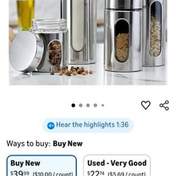 Stainless Steel Canister Set