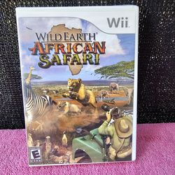 Wild Earth African Safari (Nintendo Wii, 2008) Brand New Sealed