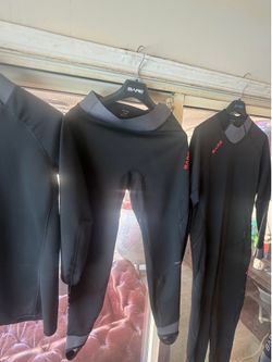 Diving/surfing pants; provide warmth when in the water and feature antimicrobial properties. EXOWEAR pants (men's), size L. I also have the matching t