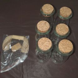 6 Mini Corm Jars