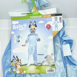 Bluey Halloween Toddler Costume Size 3T-4T
