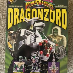 Vintage Mighty Morphin Power Rangers Dragonzord Bandai 2270 w/ Box 90s