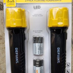 2-Pack LED Flashlights 