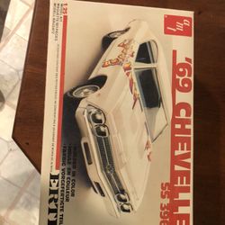 1/25 Scale AMT  69 Chevrolet Chevelle Model Kit