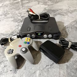 N64 Gray Complete Bundle