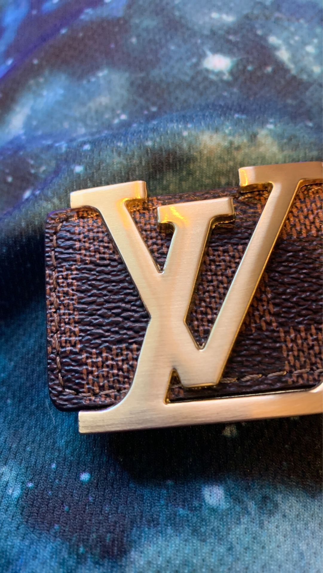 Louis Vuitton Belt Checkered brown