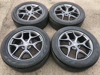 20” JEEP GRAND CHEROKEE WRANGLER DODGE DURANGO WHEELS RIMS TIRES LAREDO LIMITED X RT V6 V8