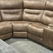 3PC Brown Reclining Sectional