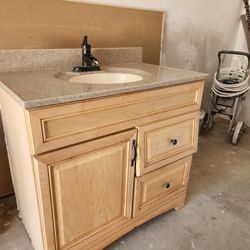 Bathroom Sink & Cabinet 