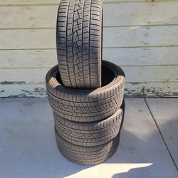 Set of (4) 255/35/18 Continental Tires  255-35-18